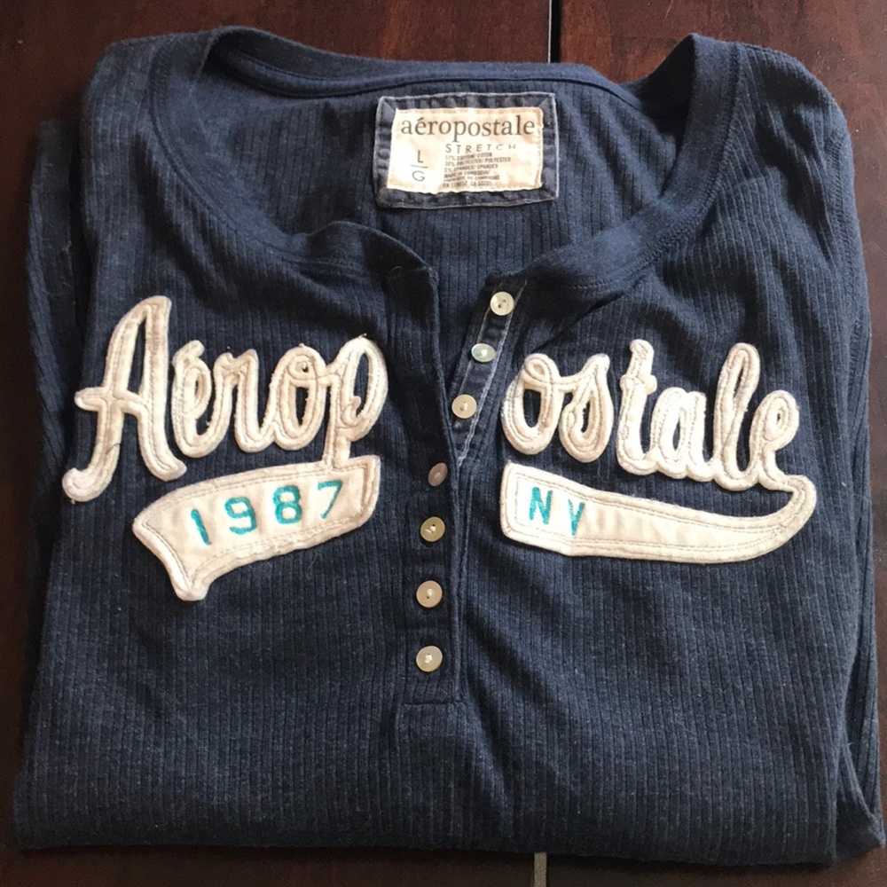 Aeropostale L/S henley shirt